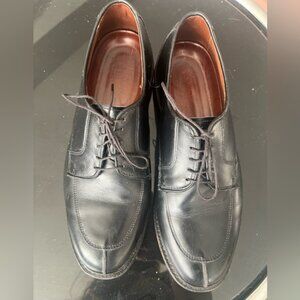 Allen Edmonds Black Ashton Split Toe Leather Derby Dress Shoes Classic size 8